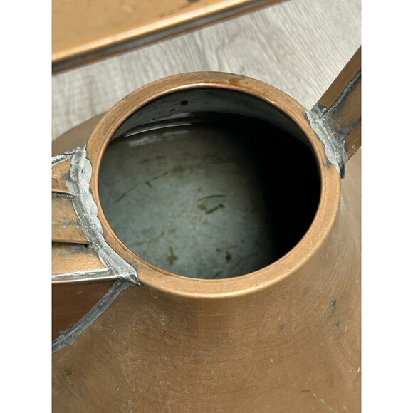 Vintage Copper Teapot Sailing Ship Captains Tea Kettle Coffee Pot Made In USA - Picture 8 of 10